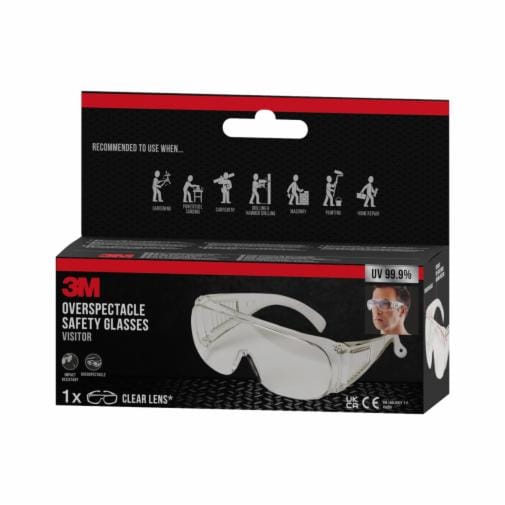 Lot De 6 Lunettes De Sécurité Transparentes – Protection Anti-Rayures, Anti-UV, Confort Anti-Glisse Pour Travail Et Loisirs