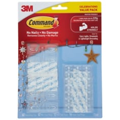 Command™ Clear Hooks 17010CLR52, Holiday and Celebration Value Pack