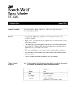 3M(TM) Scotch-Weld(TM) Epoxy Adhesive EC1386