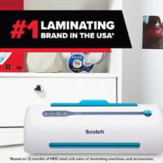 Scotch is the number one laminating brand in the USA.