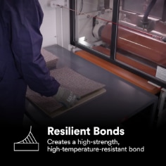Creates a high-strength, high-temperature-resistant bond