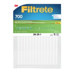 A Filtrete Dust Pollen Filter MPR 700 703-6DC, 20 in x 25 in x 1 in