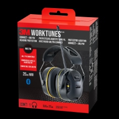 3M™ WorkTunes™ Connect + AM/FM Wireless Hearing Protector with Bluetooth® Technology, 90572-DC, 3/Case , rightside EN. Product Image.