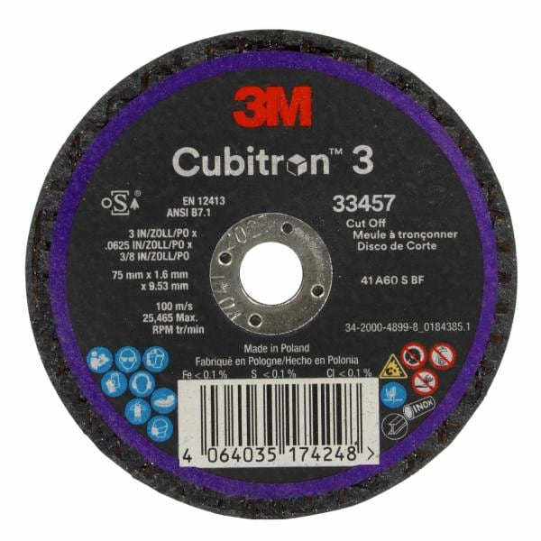 ™ Cubitron 3 Cut-Off Wheel 33457