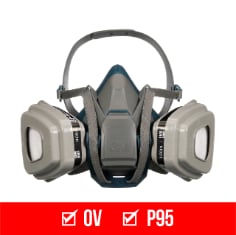 3M™ paint project quick latch reusable respirator 6503ql bplus product shot