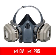 3M™ advanced comfort reusable respirator 7513 bplus product image