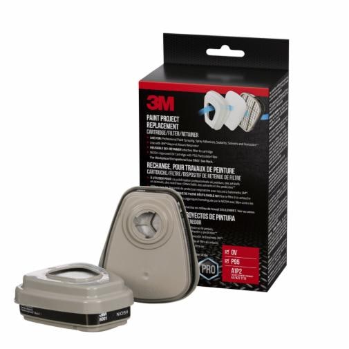 Replacement 3M 6001 Organic Vapor Respirator Cartridges – 1 Pair (2 Filters)
