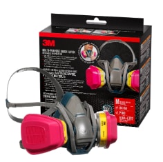 3M™ multi purpose quick latch reuseable respirator 65023ql in pack out of pack