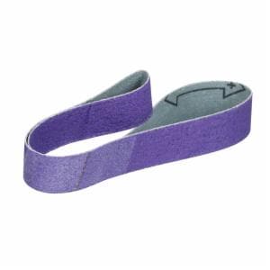 3M™ Cubitron 3 Cloth Belt 1184F, 60+ YF-weight, 3/4 in x 18 in, Fabri-lok, Single-flex, Scallop Bimage