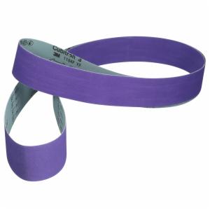 3M™ Cubitron 3 Cloth Belt 1184F, 80+ YF-weight, 3 in x 132 in, Film-lok, Single-flex, 25 ea/Caseimage