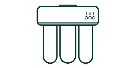 icon of the high flux reverse osmosis system