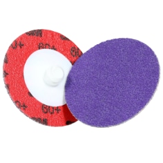 A 3M Cubitron 3 Roloc Fibre Disc 1184f, 60+, Roloc TR, 2 in