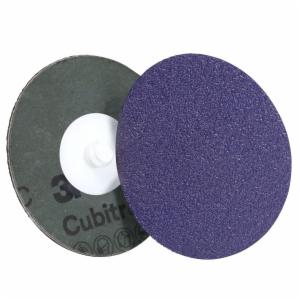 3M™ Cubitron 3 Roloc Fibre Disc 1182C, 80+, TR, Purple, 2 in, Die R200P, 50/Carton, 200 ea/Caseimage