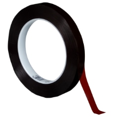 3M UPVC Tape 616, Ruby Red, 1/2 in x 72 yd 2.4 mil