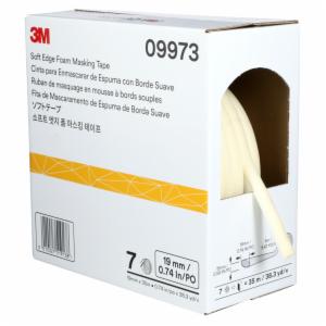 3M™ Soft Edge Foam Masking Tape 09973, 3/4 in x 115 ft (19 mm x 35 m), 1 Roll/Case image 3M™ Soft Edge Foam Masking Tape 09973, 3/4 in x 115 ft (19 mm x 35 m), 1 Roll/Caseimage
