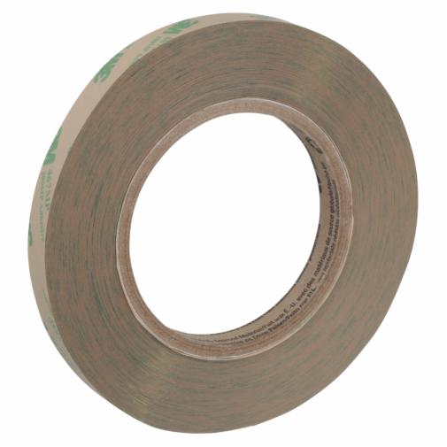 3M Adhesive Transfer Tape 467MP, Clear, 1/2 in x 60 yd, 2 mil