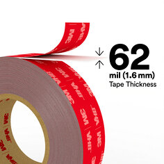 With a thickness of 62 mil (1.6 mm), this tape effortlessly joins non-compatible materials and delicate substrates without relying on ultrasonic welding equipment or mechanical fasteners