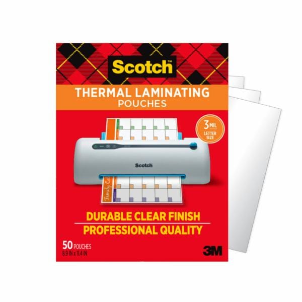Scotch Thermal Laminating Pouches TP3854-50EF
