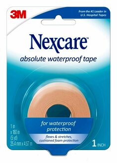 Nexcare™ Absolute Waterproof Tape 731, 25.4 mm x 4.57 m