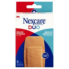 Nexcare™ DUO Fabric Strips DSAANZ-5, 51 mm x 102 mm