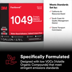 Designed with low VOCs (Volatile Organic Compounds) that meet stringent emissions standards
