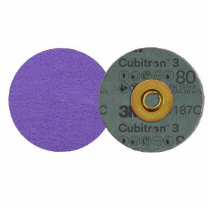 3M™ Cubitron 3 Roloc Fibre Disc 1187C, 80+, TSM, Purple, 3 in, Die RS300VM, 50/Carton, 200 ea/Case image 3M™ Cubitron 3 Roloc Fibre Disc 1187C, 80+, TSM, Purple, 3 in, Die RS300VM, 50/Carton, 200 ea/Caseimage