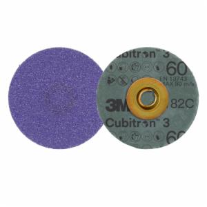 3M™ Cubitron 3 Roloc Fibre Disc 1182C, 60+, TSM, Purple, 2 in, Die RS200PM, 50/Carton, 200 ea/Caseimage
