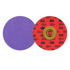 A 3M Cubitron 3 Roloc Fibre Disc 1184F, Durable Edge, 80+, TSM, 3in