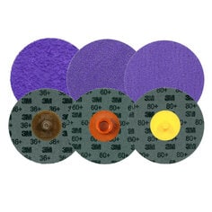 A group of 3M Cubitron 3 Roloc Discs 1184F