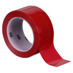 3M Polyethylene Tape 483,  Red,  2 in x 36 yd,  5.0 mil