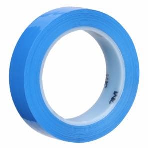 3M™ Polyethylene Tape 483, Blue, 1 in x 36 yd, 5.0 mil, 36 Roll/Case, Individually Wrapped Conveniently Packagedimage