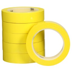 3M Polyethylene Tape 483,  Yellow,  1 in x 36 yd,  5.0 mil