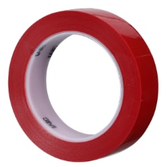 3M Polyethylene Tape 483,  Red,  1 in x 36 yd,  5.0 mil