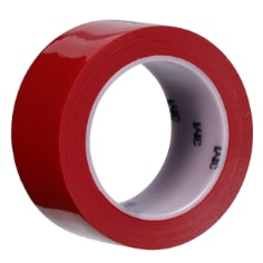 3M Polyethylene Tape 483,  Red,  2 in x 36 yd,  5.0 mil