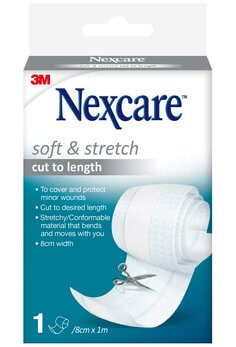 Nexcare™ Soft and Stretch Cut to Length Dressing N5-1-1-ANZ, 8 cm x 1 m