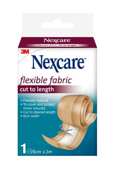 Nexcare™ Flexible Fabric Cut to Length Dressing N041B-ANZ, 6 cm x 1 m