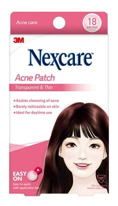 3M™ Nexcare™ Acne Blemish Patch  KBF018, Transparent & Thin, 10 mm Diameter