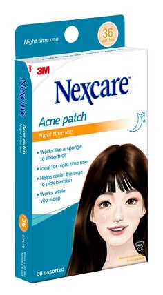 3M™ Nexcare™ Acne Blemish Patch A036/5K, Assorted, 3D