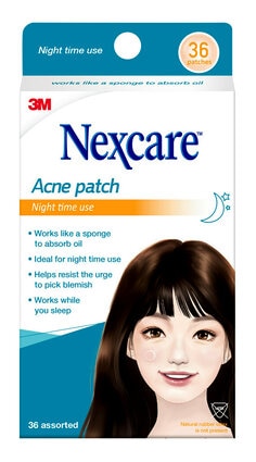 3M™ Nexcare™ Acne Blemish Patch A036/5K, Assorted