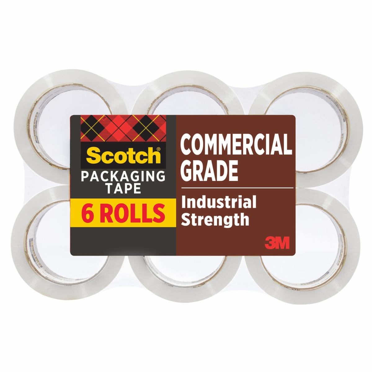 Scotch Commercial Grade Shipping Packaging Tape 3750-6