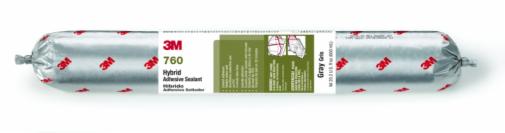 Image of 3M™ Adhesive Sealant 760 UV, Gray, 600 mL Sausage Pack