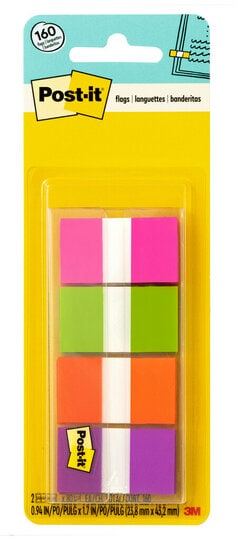 Post-it®, 680-PGOP2, Flags .945 in x 1.7 in, 24 pks/case