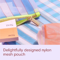 Delightfully designed nylon mesh pouch