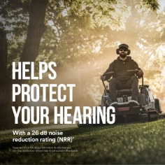 Worktunes™ bplus image helps protect hearing