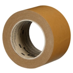 A roll of Scotch Performance Paper Box Sealing Tape 570, Brown, 72 mm x 50 m