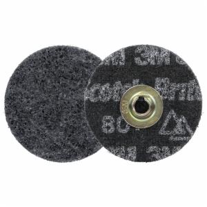 Scotch-Brite Roloc Precision Heavy Duty Surface Conditioning Disc, HD-DM, Extra Coarse 80+, TSM, 3 in, 25/Carton, 100 ea/Caseimage