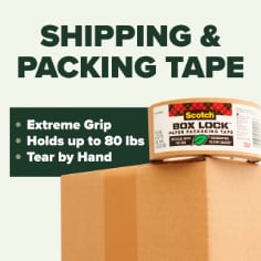 Scotch® Box Lock™ Paper Packaging Tape 7850-23-8GC, 1.88 in x 25 yd (48 mm x 22.8 m)