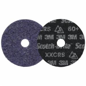 Scotch-Brite Precision Heavy Duty Surface Conditioning Disc, HD-DH, X-Extra Coarse 60+, 5 in x 7/8 in, 50 ea/Caseimage