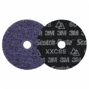 Scotch-Brite Precision Heavy Duty Surface Conditioning Disc, HD-DH, X-Extra Coarse 60+, 4 in x 5/8 in, 100 ea/Case image Scotch-Brite Precision Heavy Duty Surface Conditioning Disc, HD-DH, X-Extra Coarse 60+, 4 in x 5/8 in, 100 ea/Caseimage