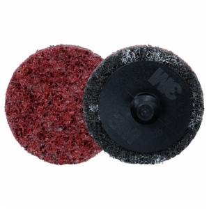 Scotch-Brite Roloc Precision Heavy Duty Surface Conditioning Disc, HD-DR, Medium 150+, TR, 1-1/2 in, 50/Carton, 200 ea/Caseimage